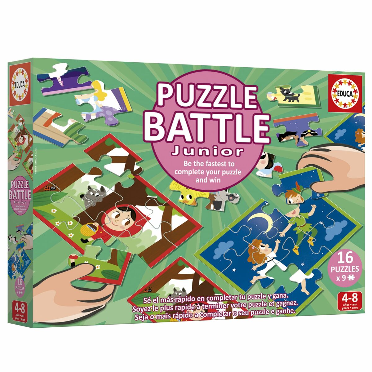 Puzzle Educa Battle Jr Contes 16 Piese