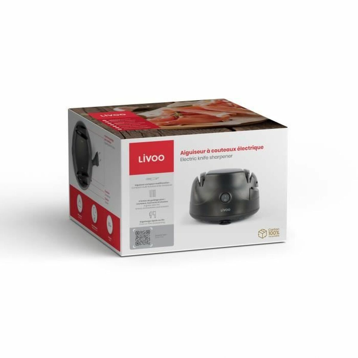 Aparat Electric pentru Ascuțit Livoo DOM394 60 W Negru