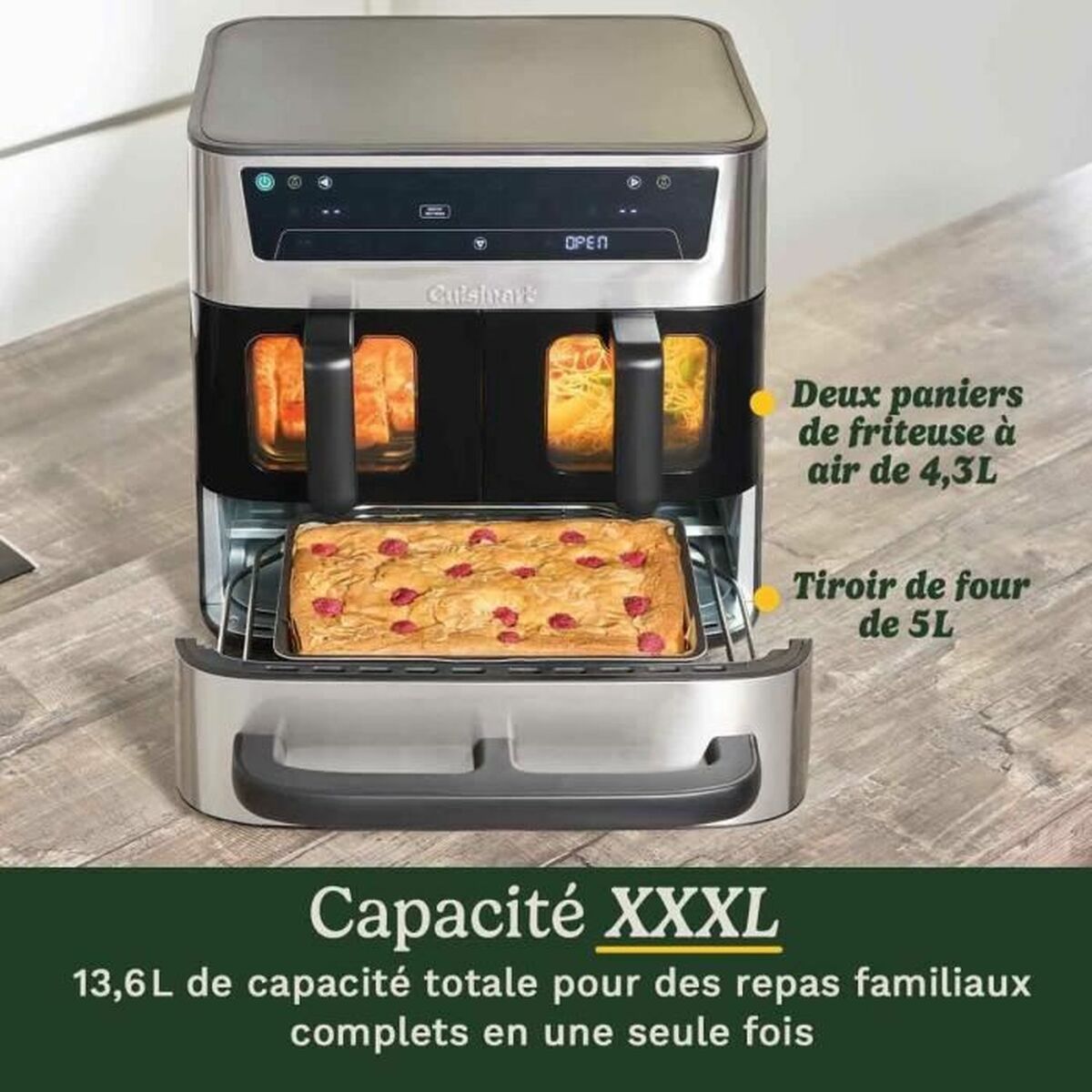Friteuză Cuisinart Negru 2400 W