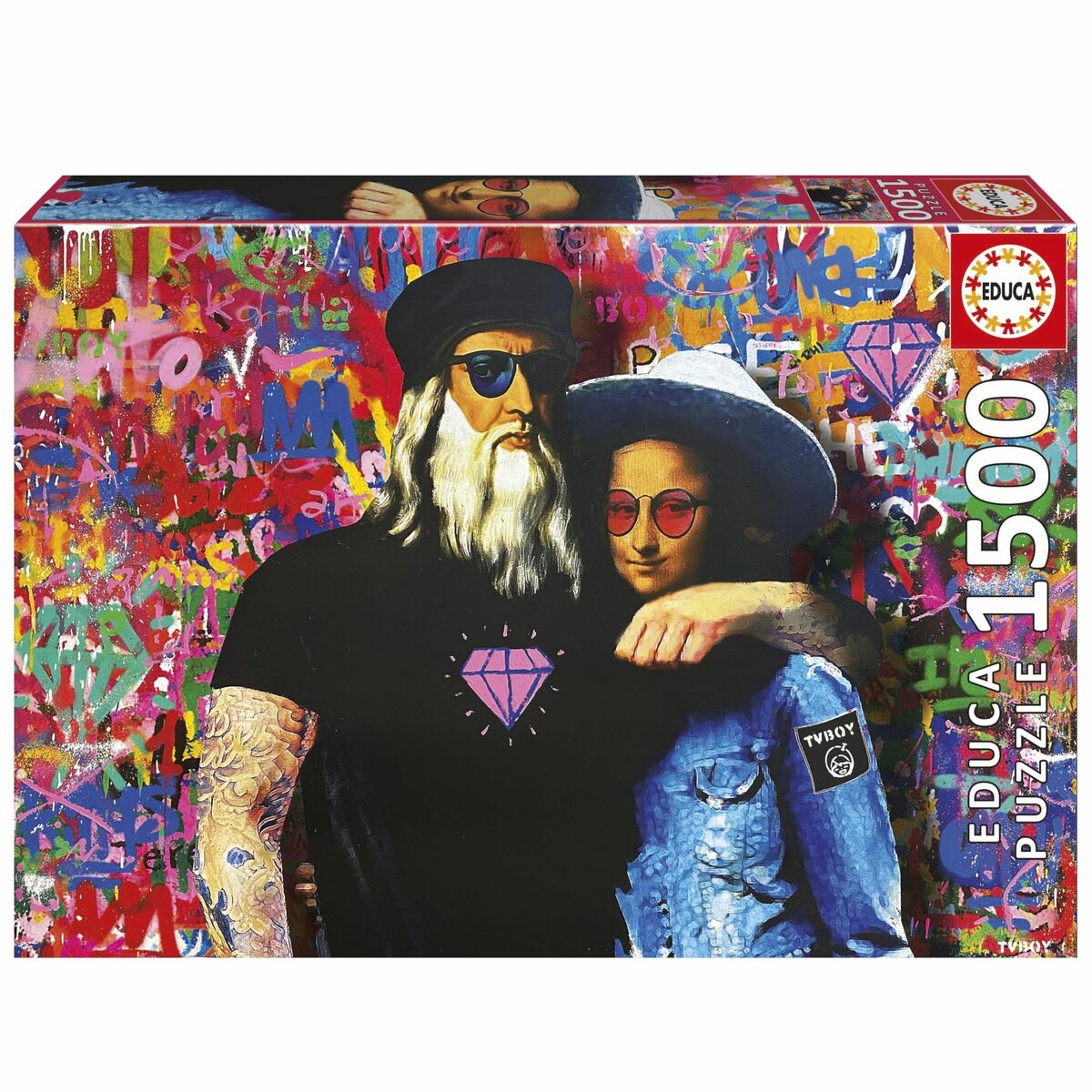 Puzzle Educa Leo y Lisa 1500 Piese