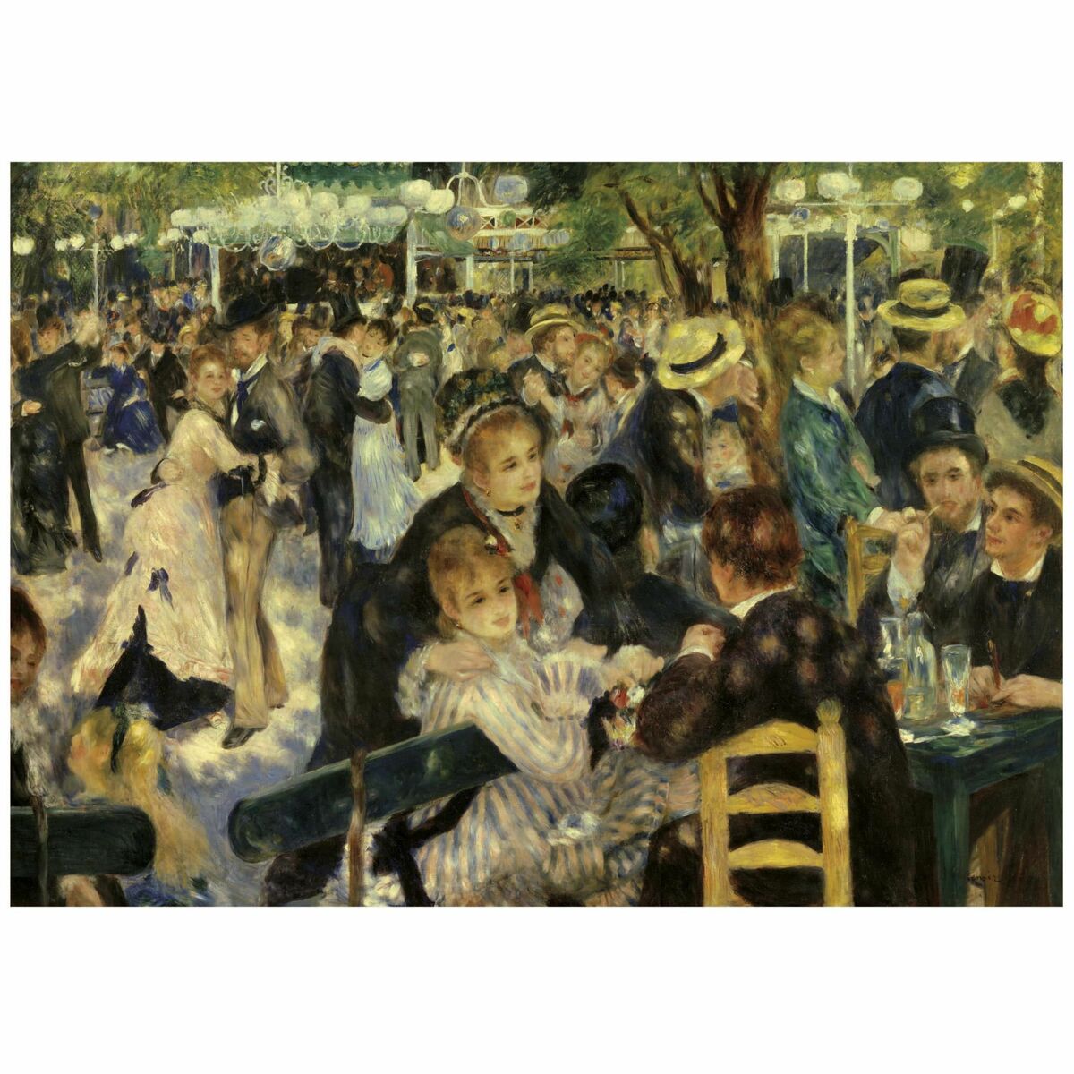 Puzzle Educa Baile en el Moulin De La Galette 3000 Piese
