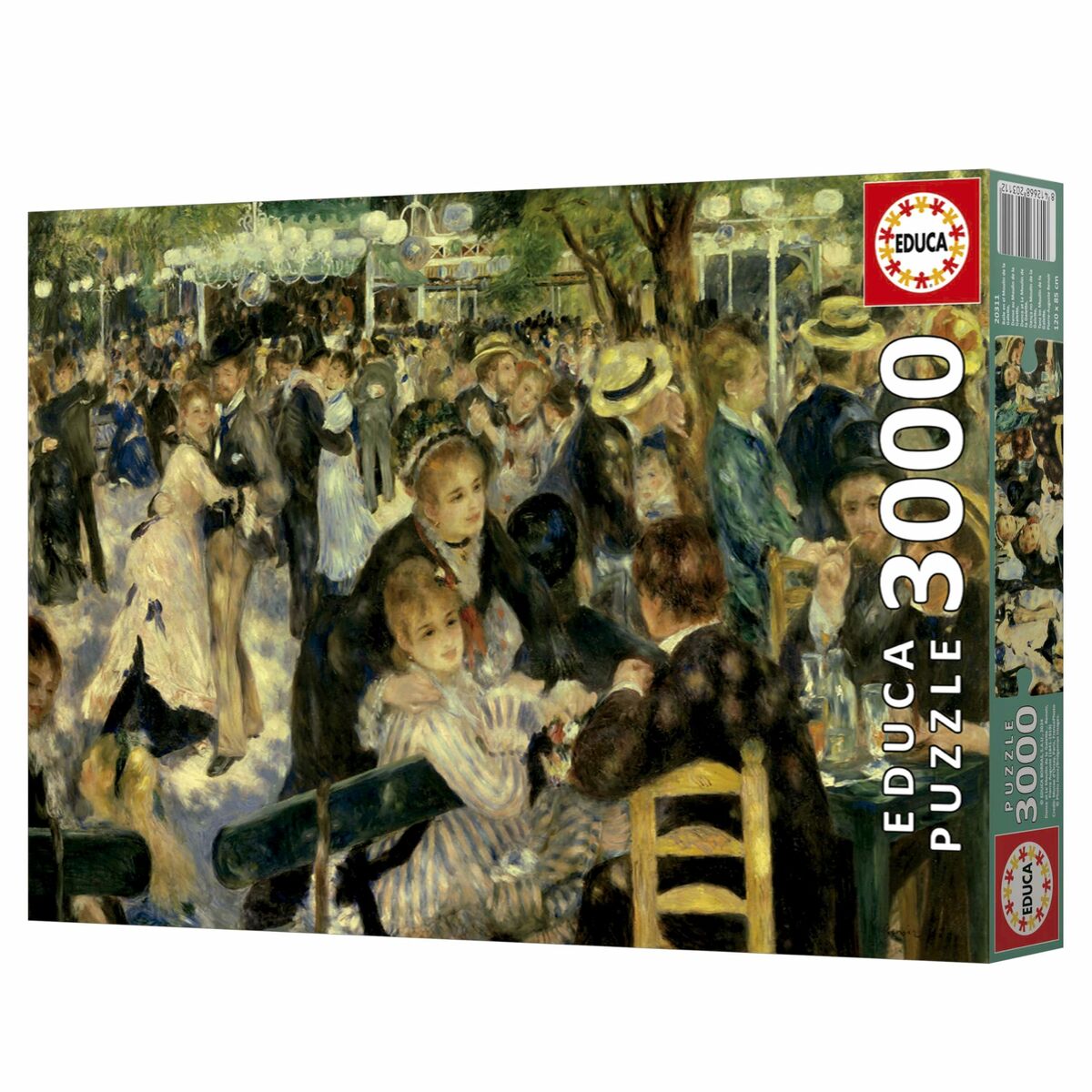 Puzzle Educa Baile en el Moulin De La Galette 3000 Piese