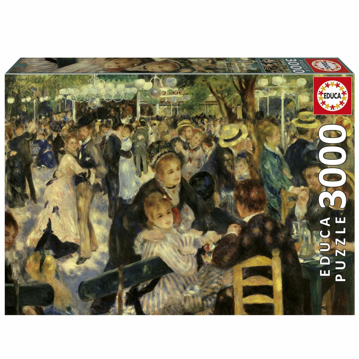 Puzzle Educa Baile en el Moulin De La Galette 3000 Piese