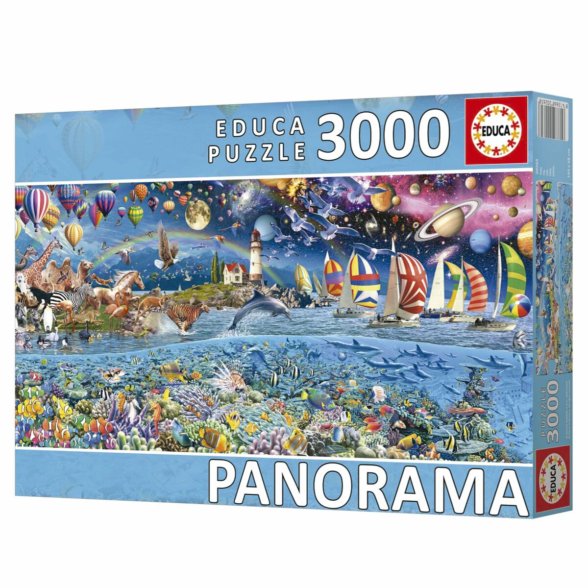 Puzzle Educa Panorama de la Vida 3000 Piese