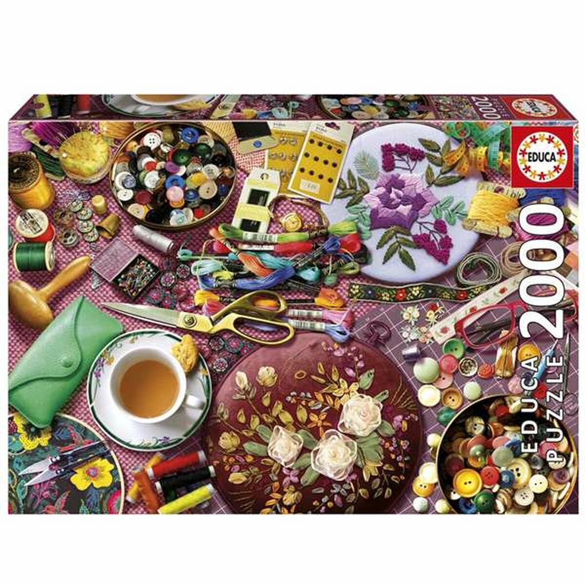 Puzzle Educa The Sewing Table 2000 Piese