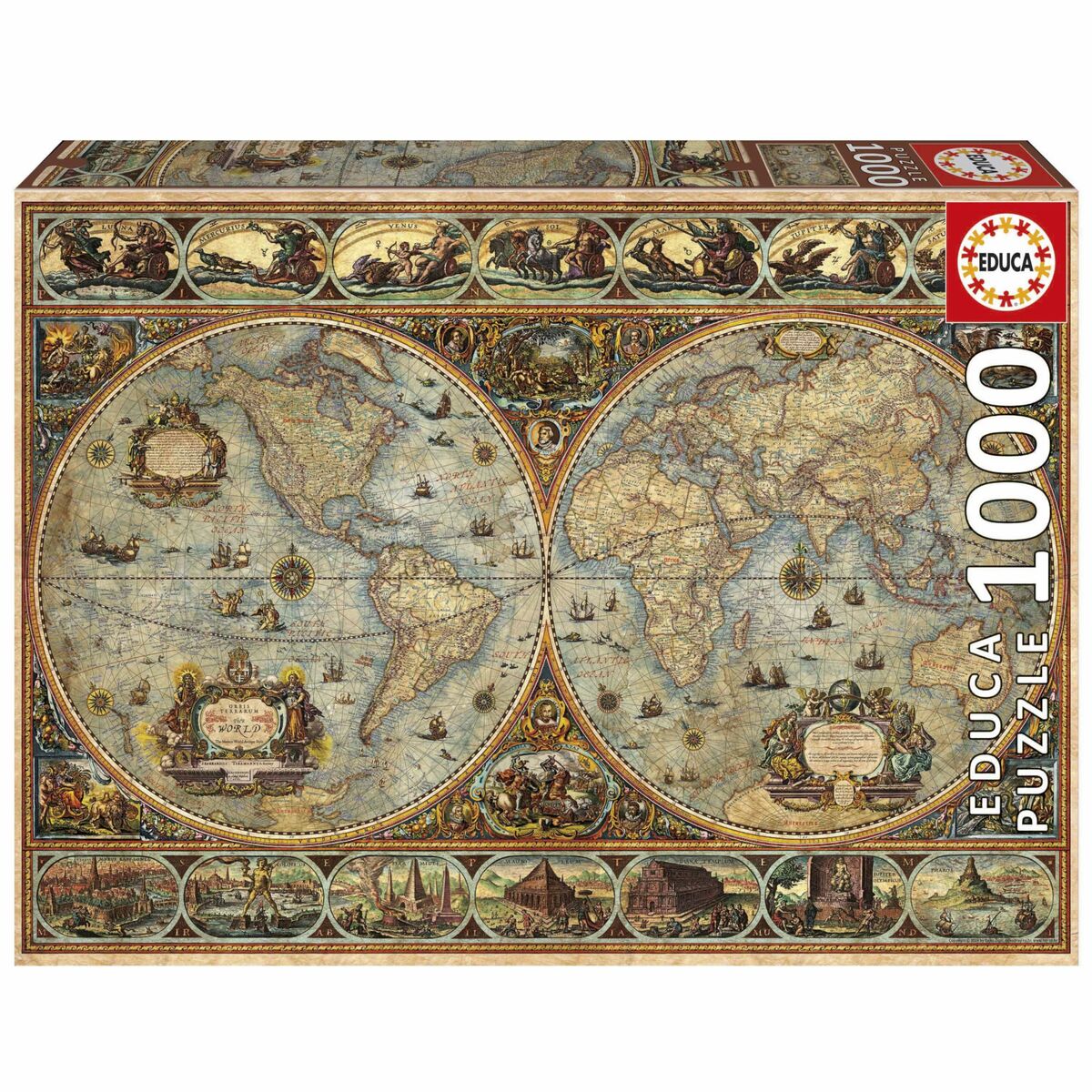 Puzzle Educa Orbis Terrarum 1000 Piese