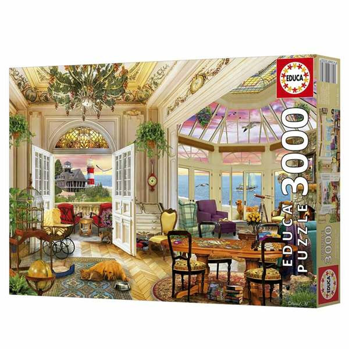Puzzle Educa Life in the Coast 3000 Piese