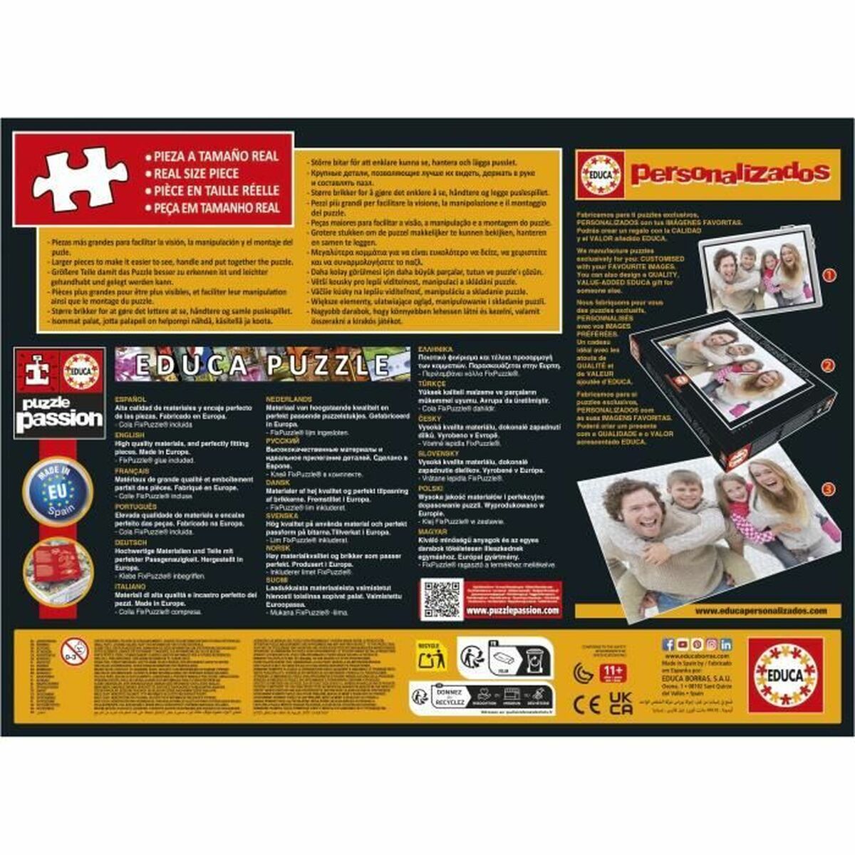 Puzzle Educa Lagarto Reina 500 Piese