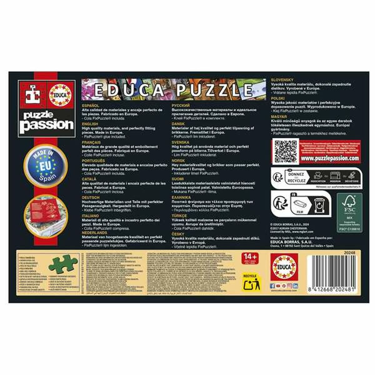 Puzzle Educa Europe Minature 1000 Piese