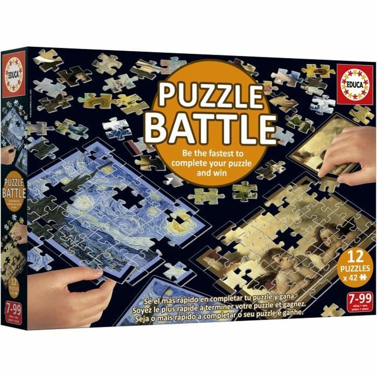 Puzzle Educa Battle Art 42 Piese (12 Unități)