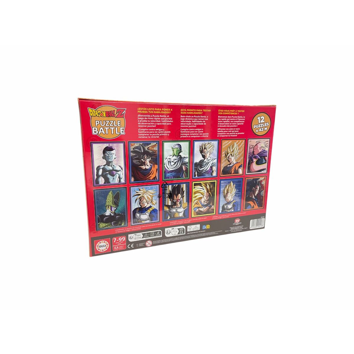 Puzzle Educa Batalla Dragon Ball Z (12 Unități)