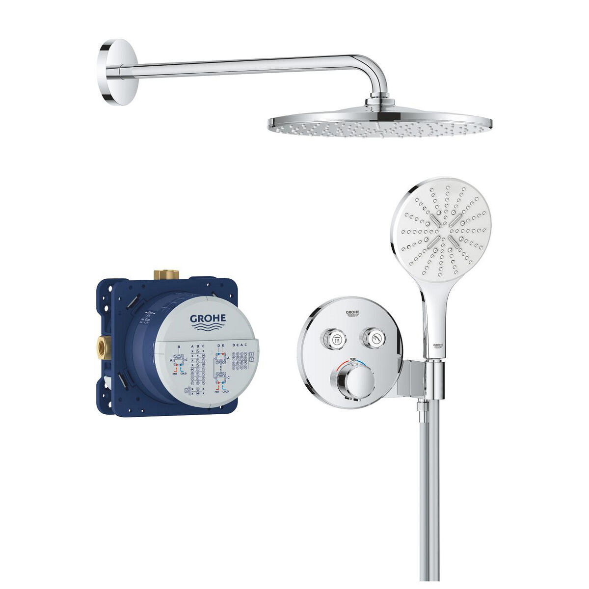 Coloana de dus Grohe Gri 31 cm