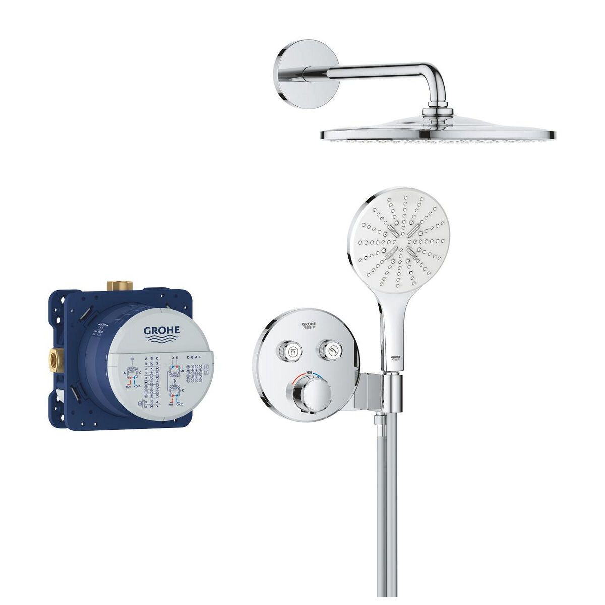 Coloana de dus Grohe Gri 31 cm