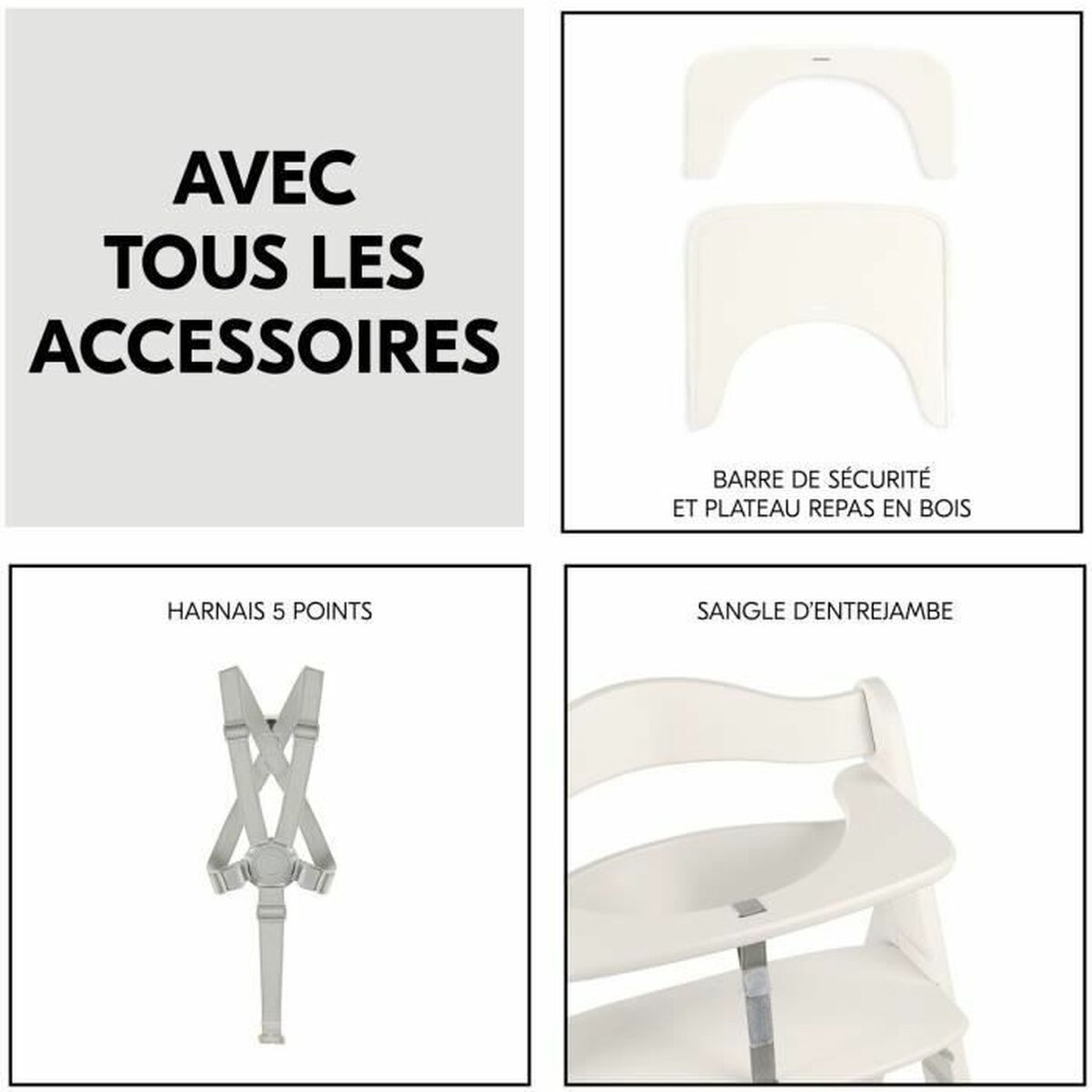 Scaun înalt Hauck Negru