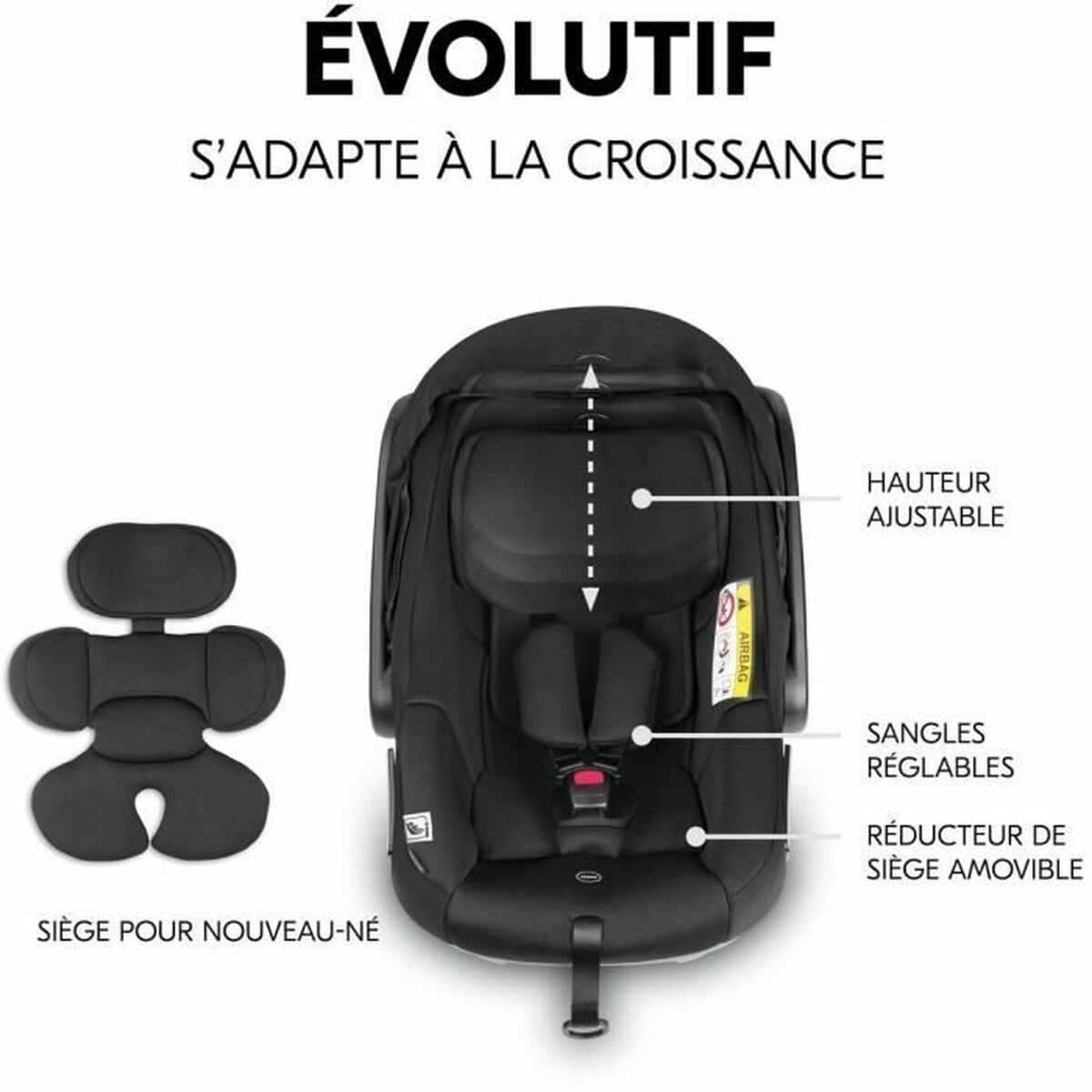 Scaun Auto Hauck Negru