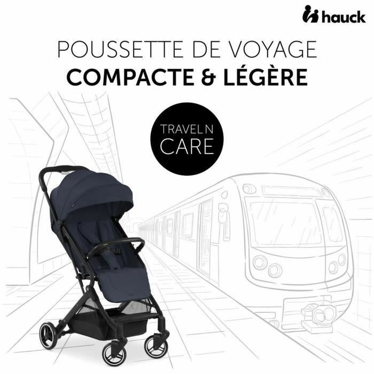 Cărucior de plimbat bebe Hauck Bej