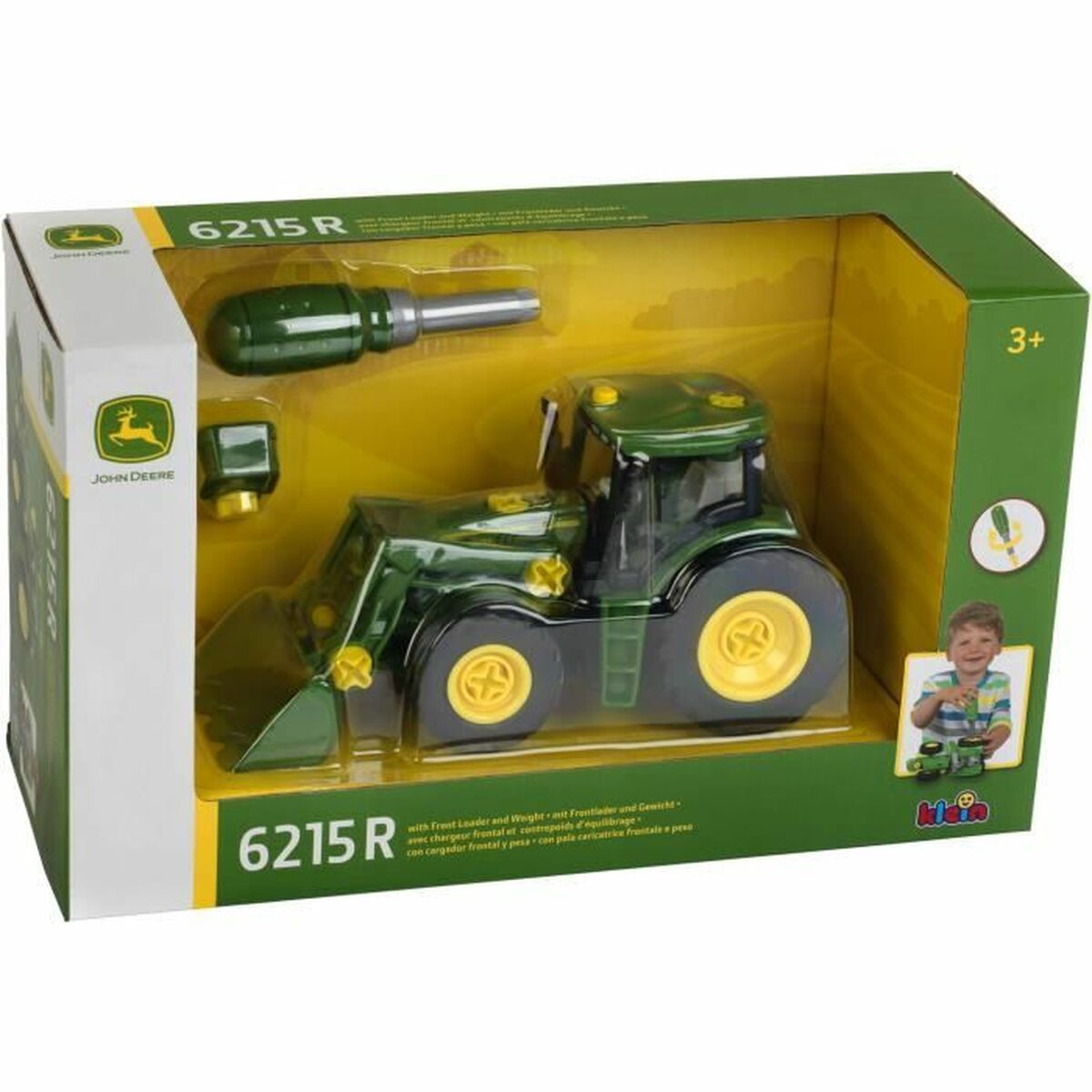 Set de Construcție Klein Blockables 1:24 Tractor Verde