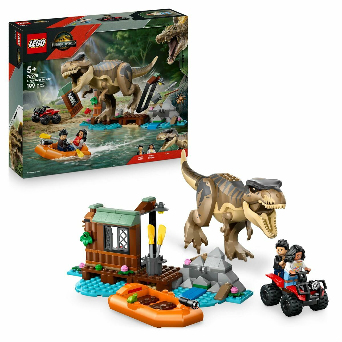 Set de Construcție Lego JURASSIC WORLD 76975 T.Rex River Escape