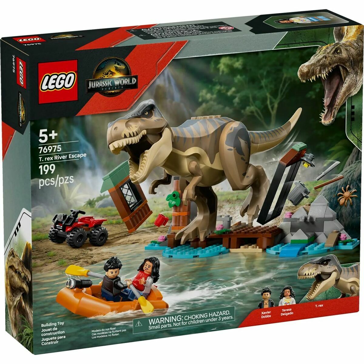 Set de Construcție Lego JURASSIC WORLD 76975 T.Rex River Escape