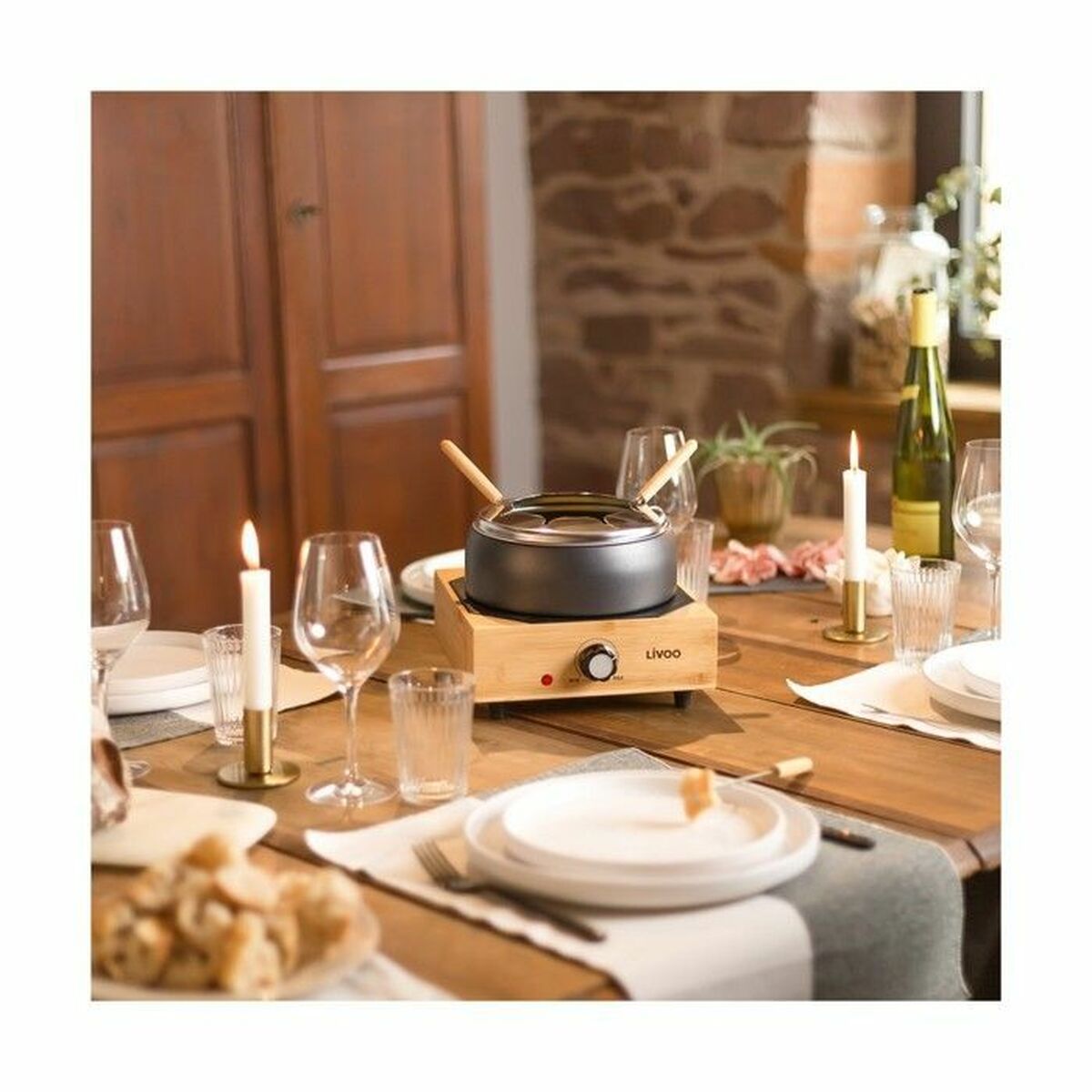Aparat Fondue Livoo DOC287 800 W 2 L 8 persoane
