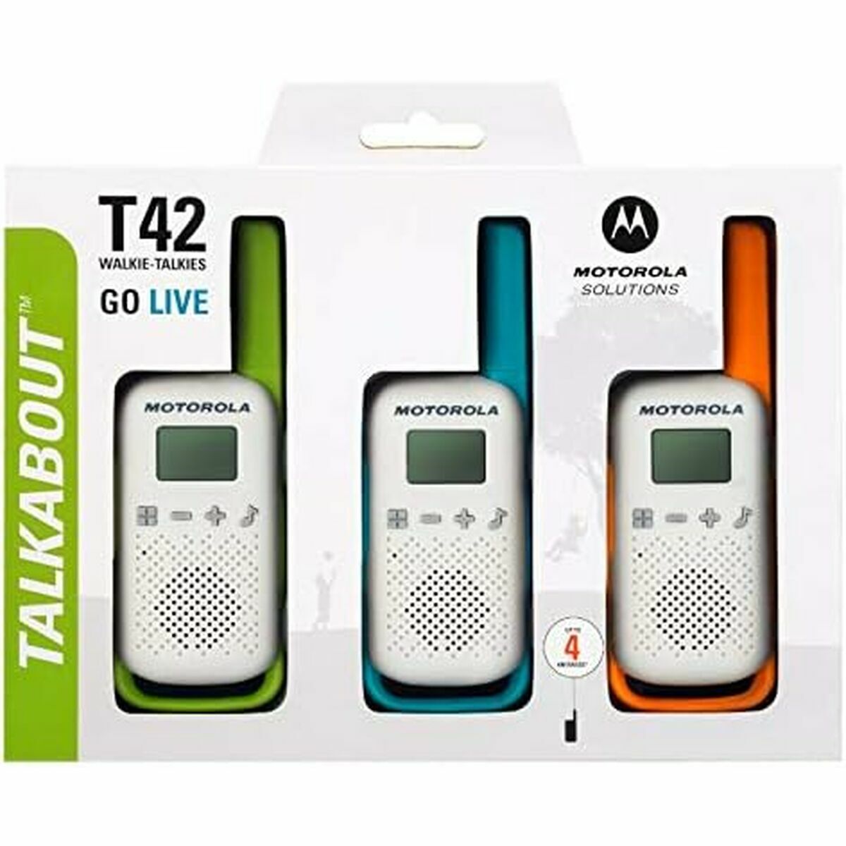 Walkie-Talkie Motorola T42 Multicolor