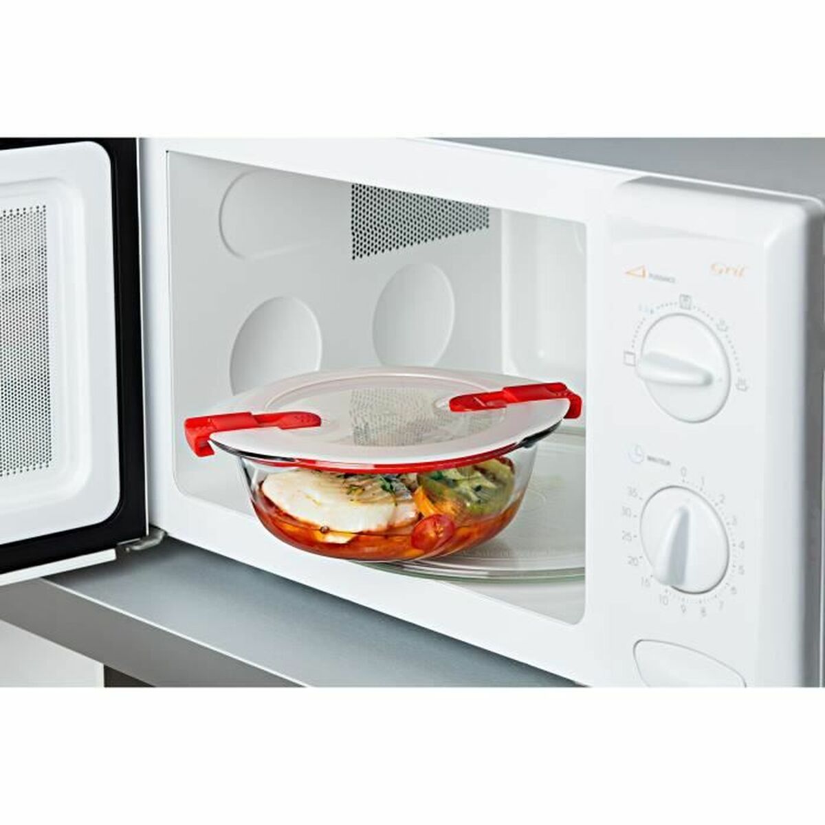 Recipient pentru conservarea alimentelor Pyrex Cook & Heat 1,1 L Transparent 3 Piese