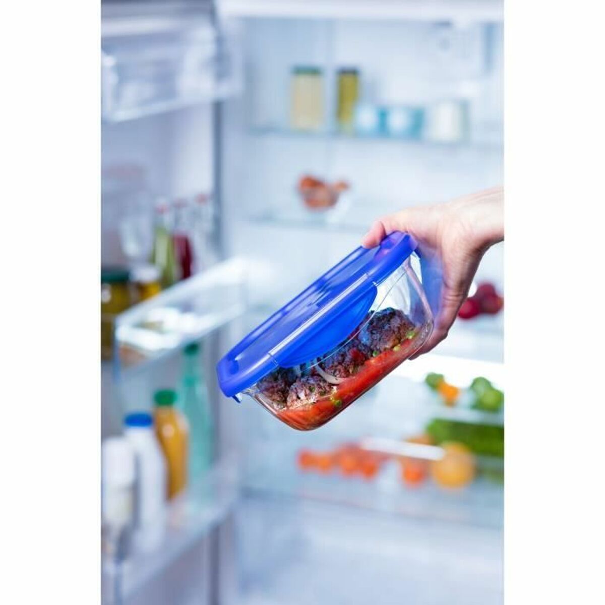 Set de recipiente de bucătărie ermetice Pyrex Cook & Go Dreptunghiular 0,8 L 5 Piese