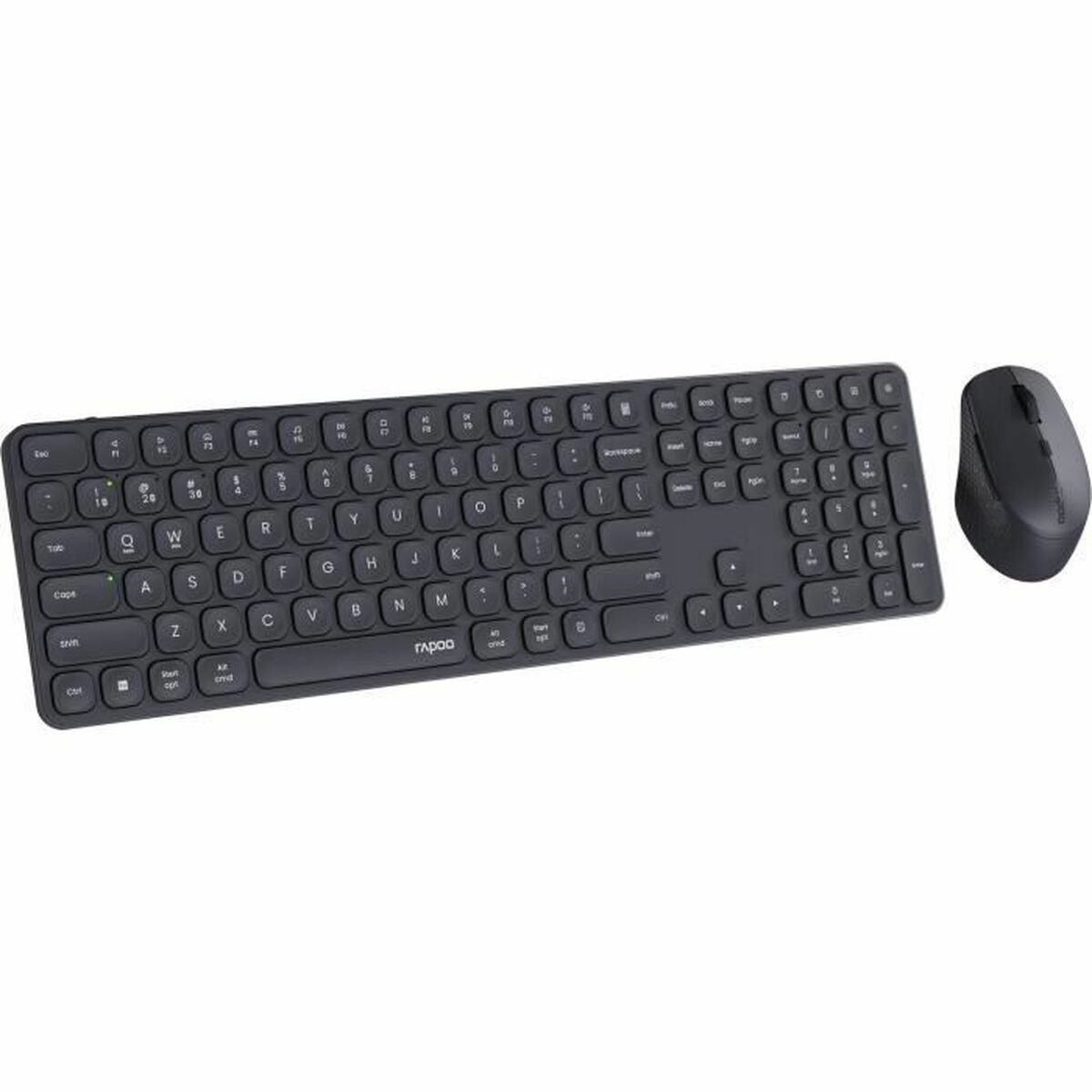 Tastatură și Mouse Rapoo 9810M Gri AZERTY