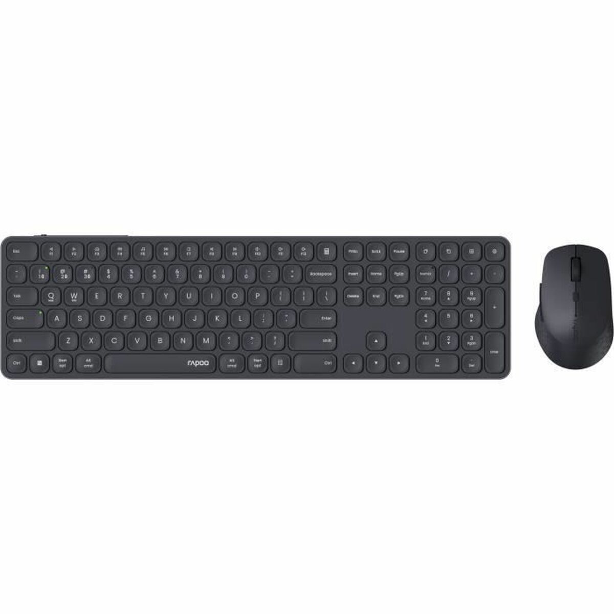 Tastatură și Mouse Rapoo 9810M Gri AZERTY