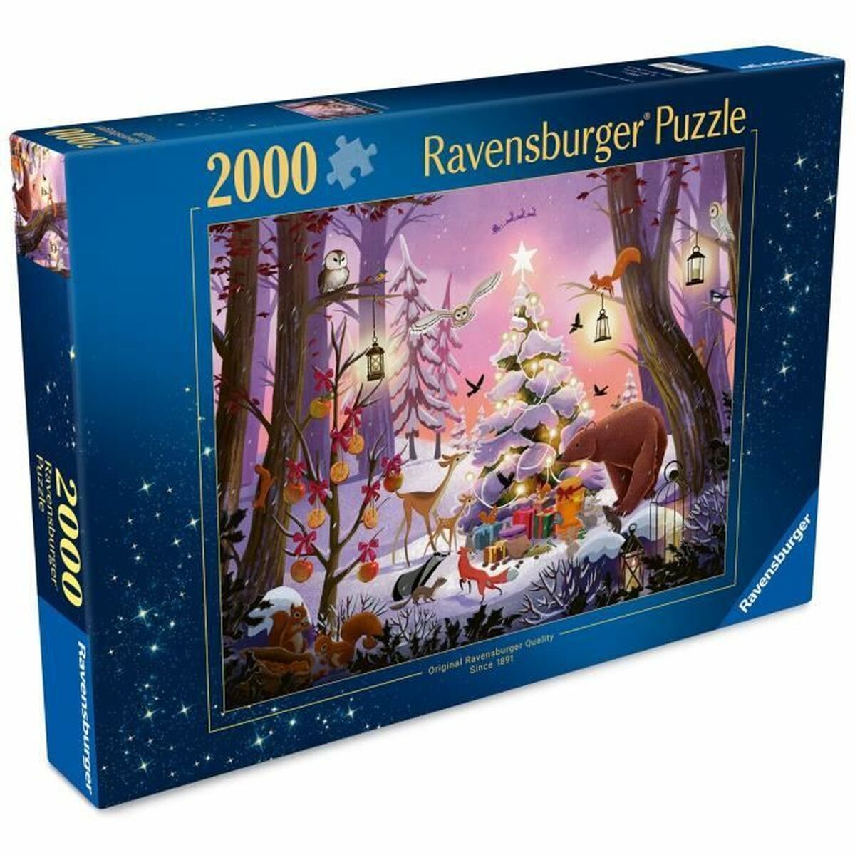Puzzle Ravensburger NAVIDAD EN EL BOSQUE 2000 Piese