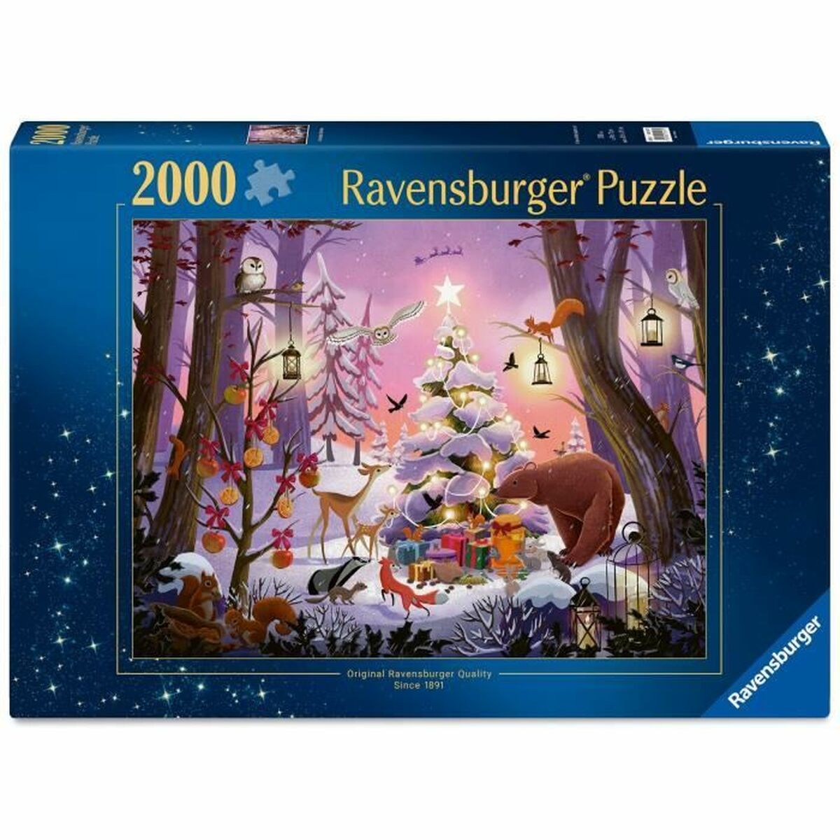 Puzzle Ravensburger NAVIDAD EN EL BOSQUE 2000 Piese