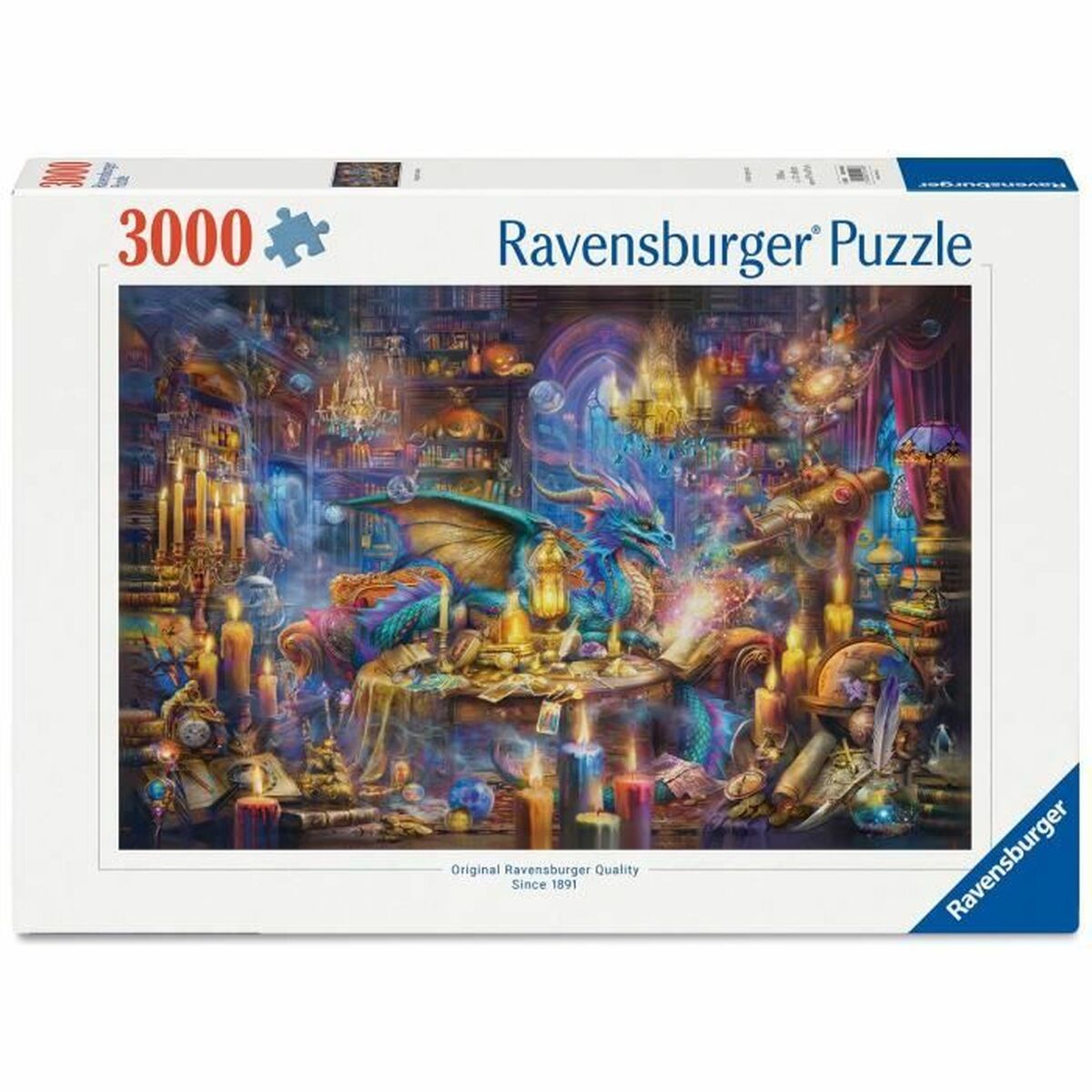 Puzzle Ravensburger Dragon's Library 3000 Piese