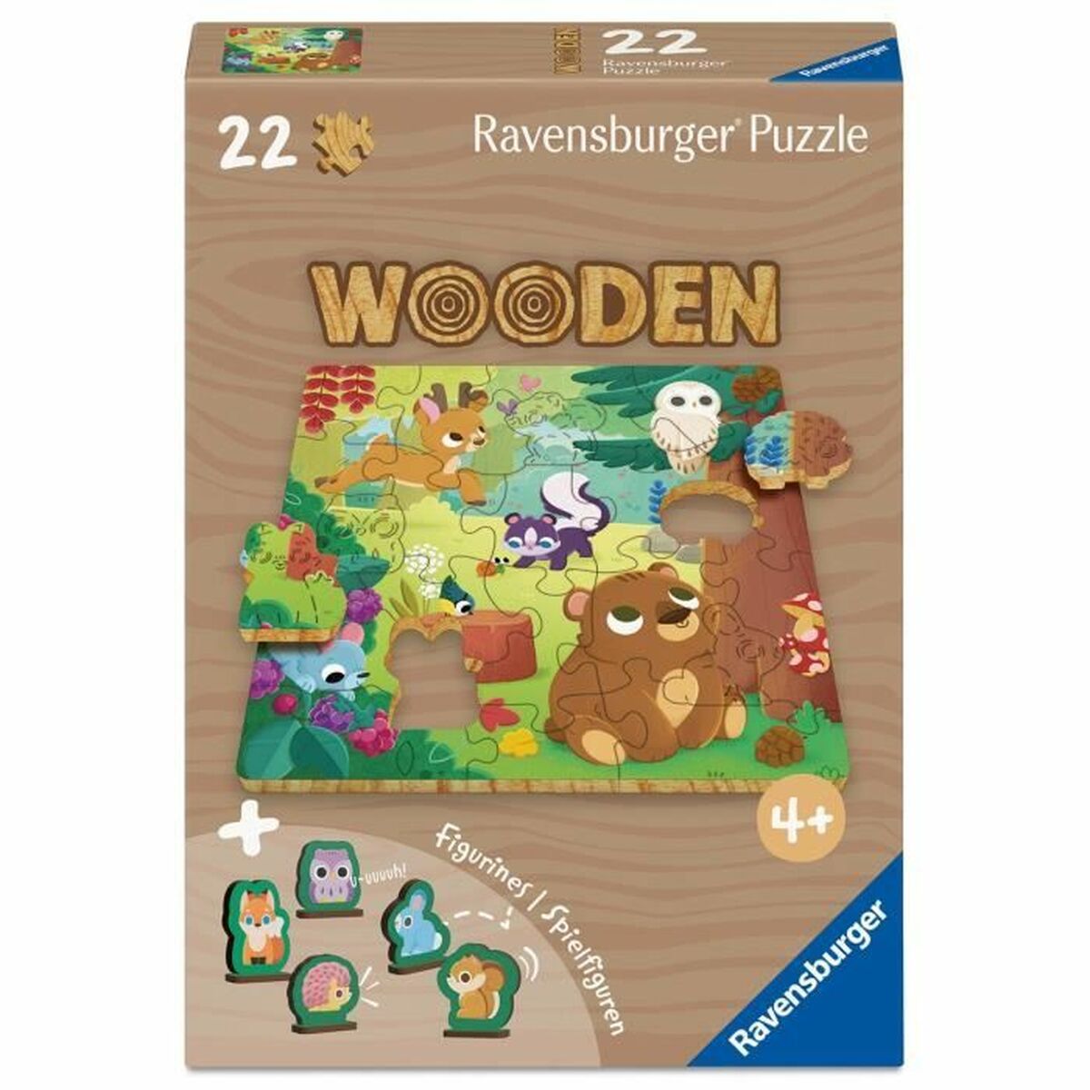 Puzzle Ravensburger Wooden 22 Piese