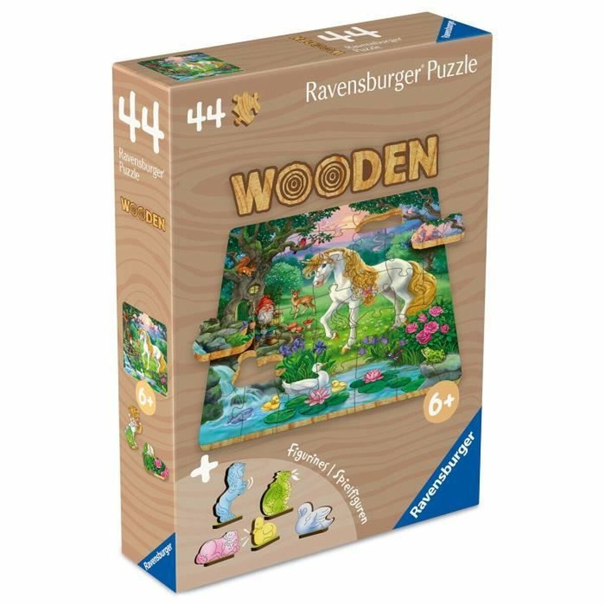 Puzzle Ravensburger Wooden 44 Piese
