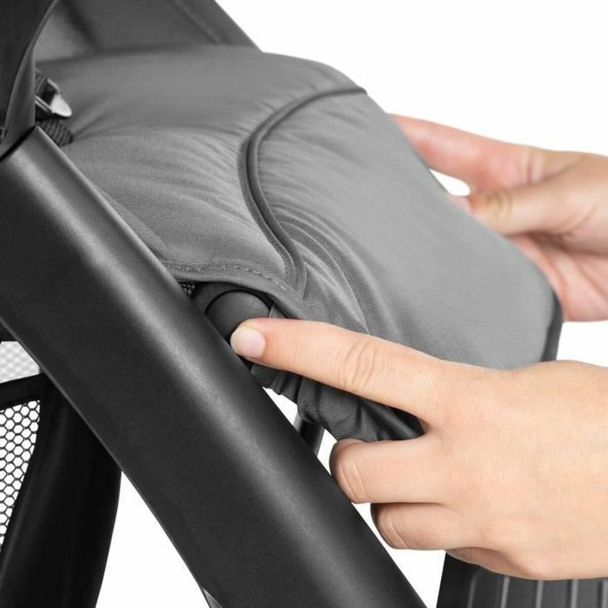 Cărucior de plimbat bebe Hauck Negru Gri