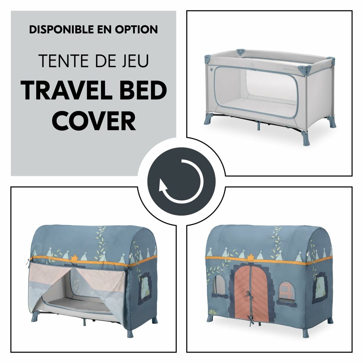 Pătuț de copil Hauck Albastru