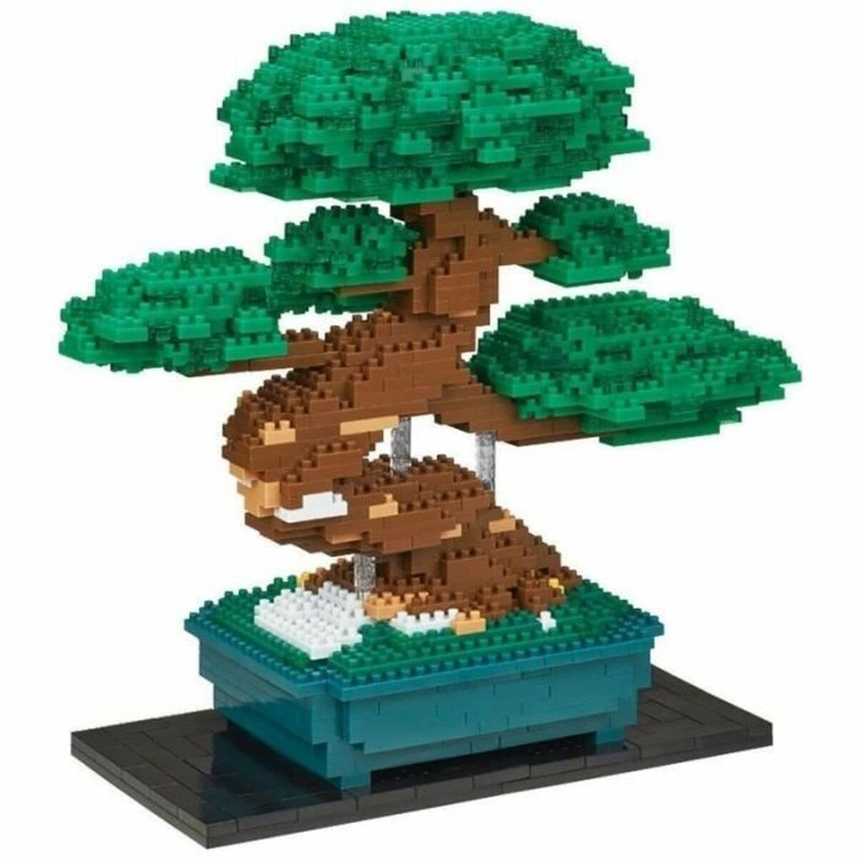 Set de Construcție Nanoblock Bonsai Pine Deluxe Edition NB-039