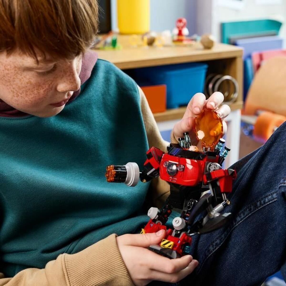 Set de Construcție Lego 77005 Sonic Knuckles VS Dr. Eggman Egg Crusher Mech 350 Piese