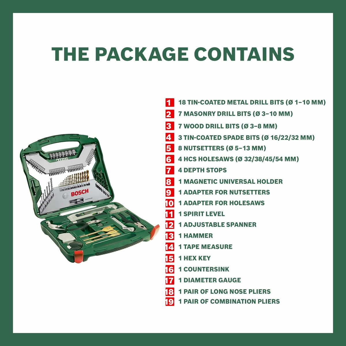 Cutie Tip Diplomat Pentru Scule BOSCH 25 x 7 x 35 cm Metal