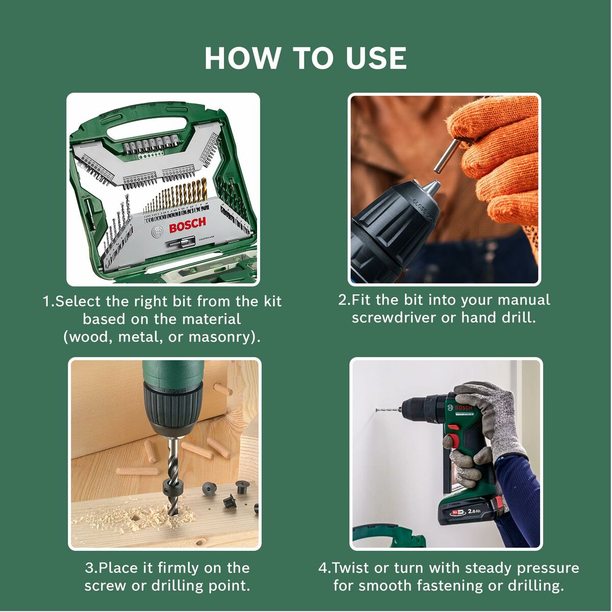 Cutie Tip Diplomat Pentru Scule BOSCH 25 x 7 x 35 cm Metal