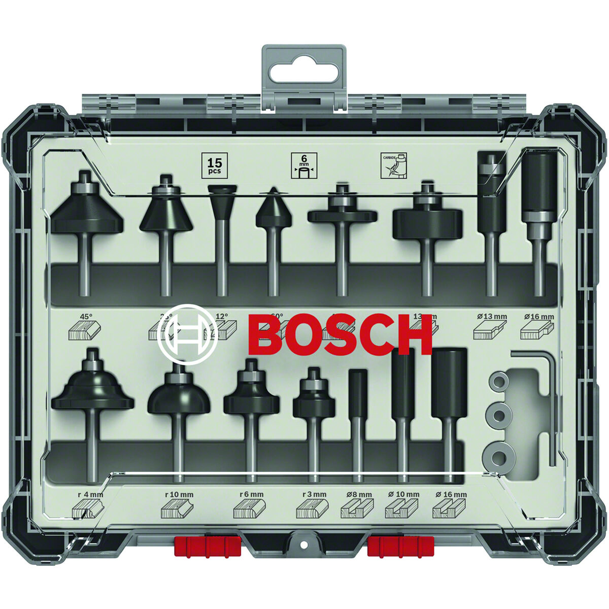 Set de rulouri BOSCH 2607017471 Metal 15 Piese