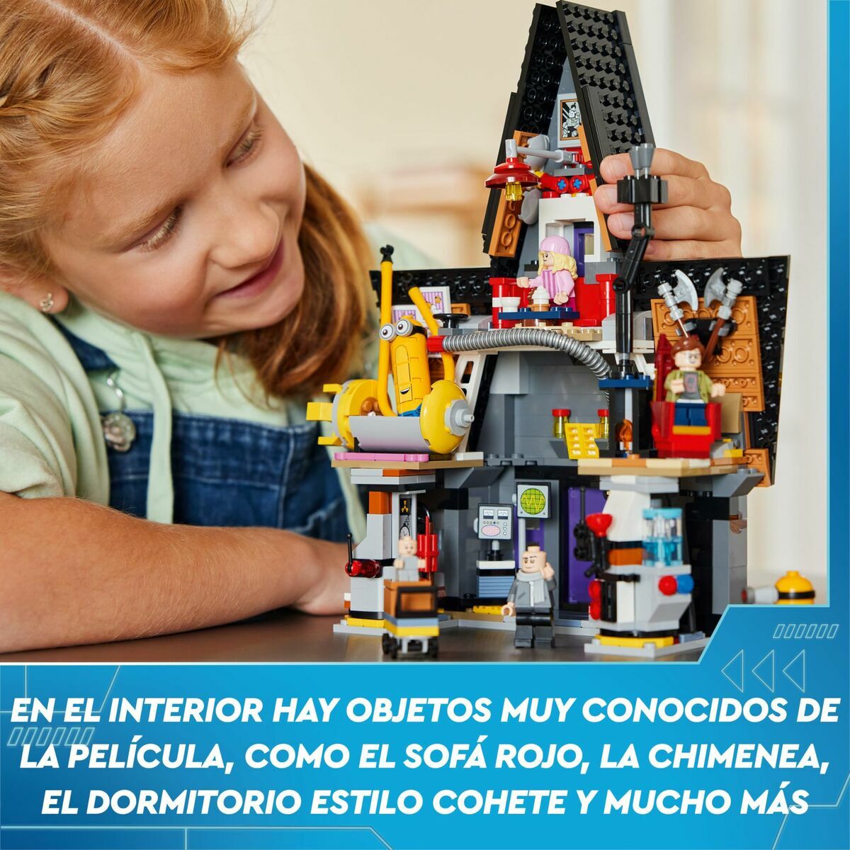 Set de Construcție Lego Minions y la mansión familiar de Gru