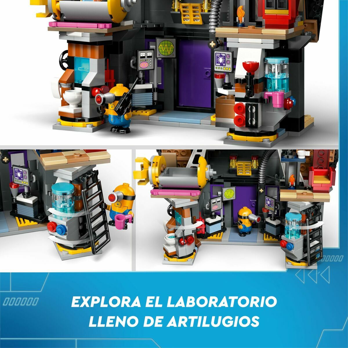 Set de Construcție Lego Minions y la mansión familiar de Gru