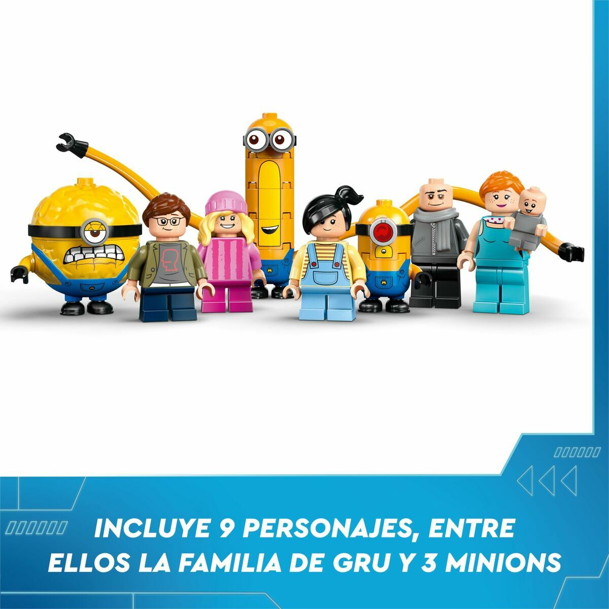 Set de Construcție Lego Minions y la mansión familiar de Gru