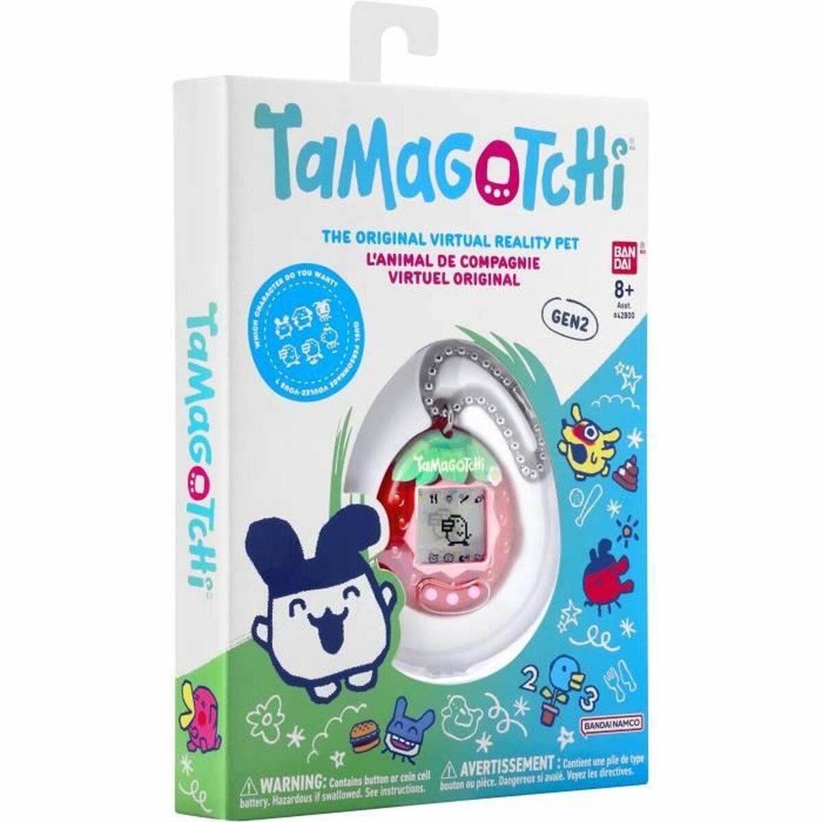Animal de Companie Interactiv Tamagotchi Fresh Strawberry