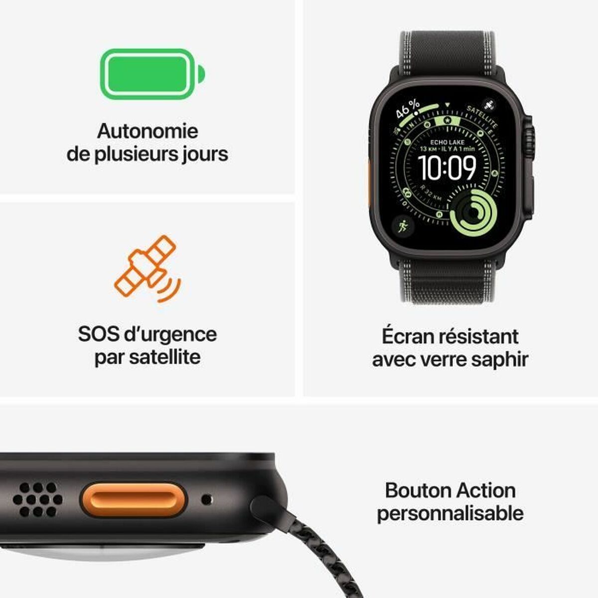 Smartwatch Apple Negru 49 mm