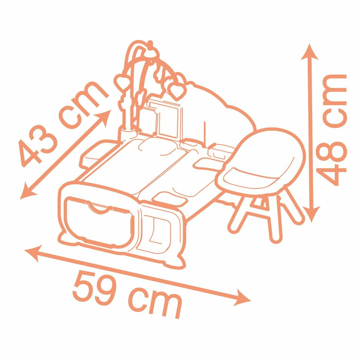 Kit de curățare et de depozitare Smoby