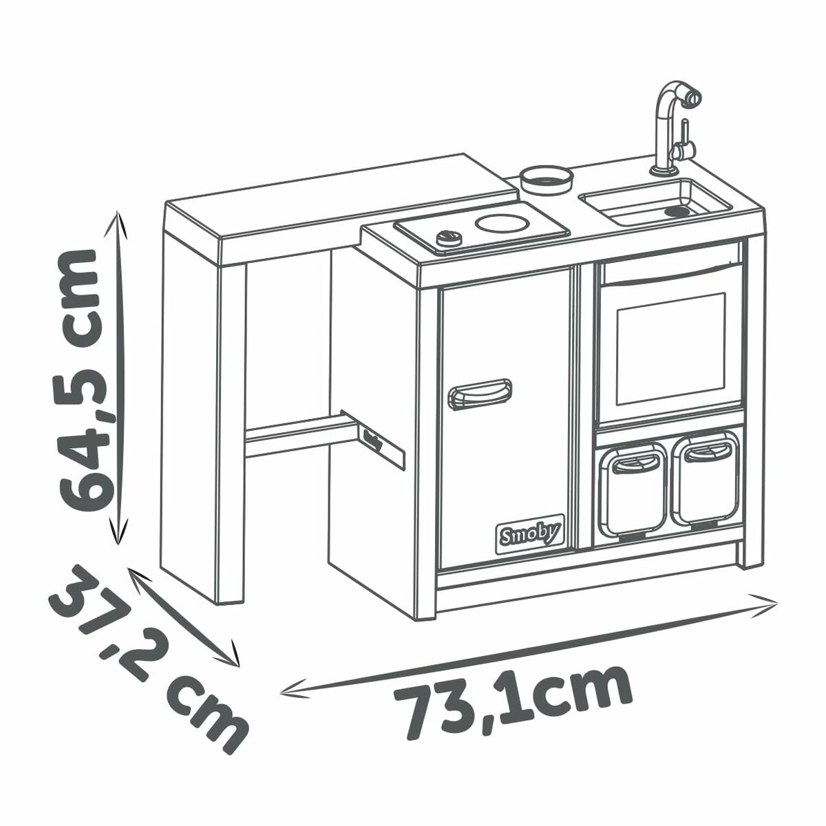 Kit de curățare et de depozitare Smoby