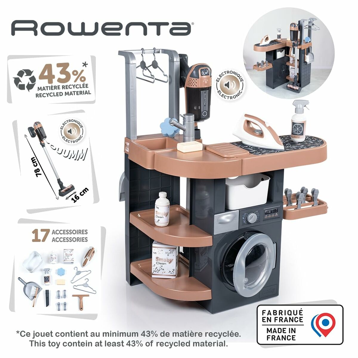 Kit de curățare et de depozitare Smoby