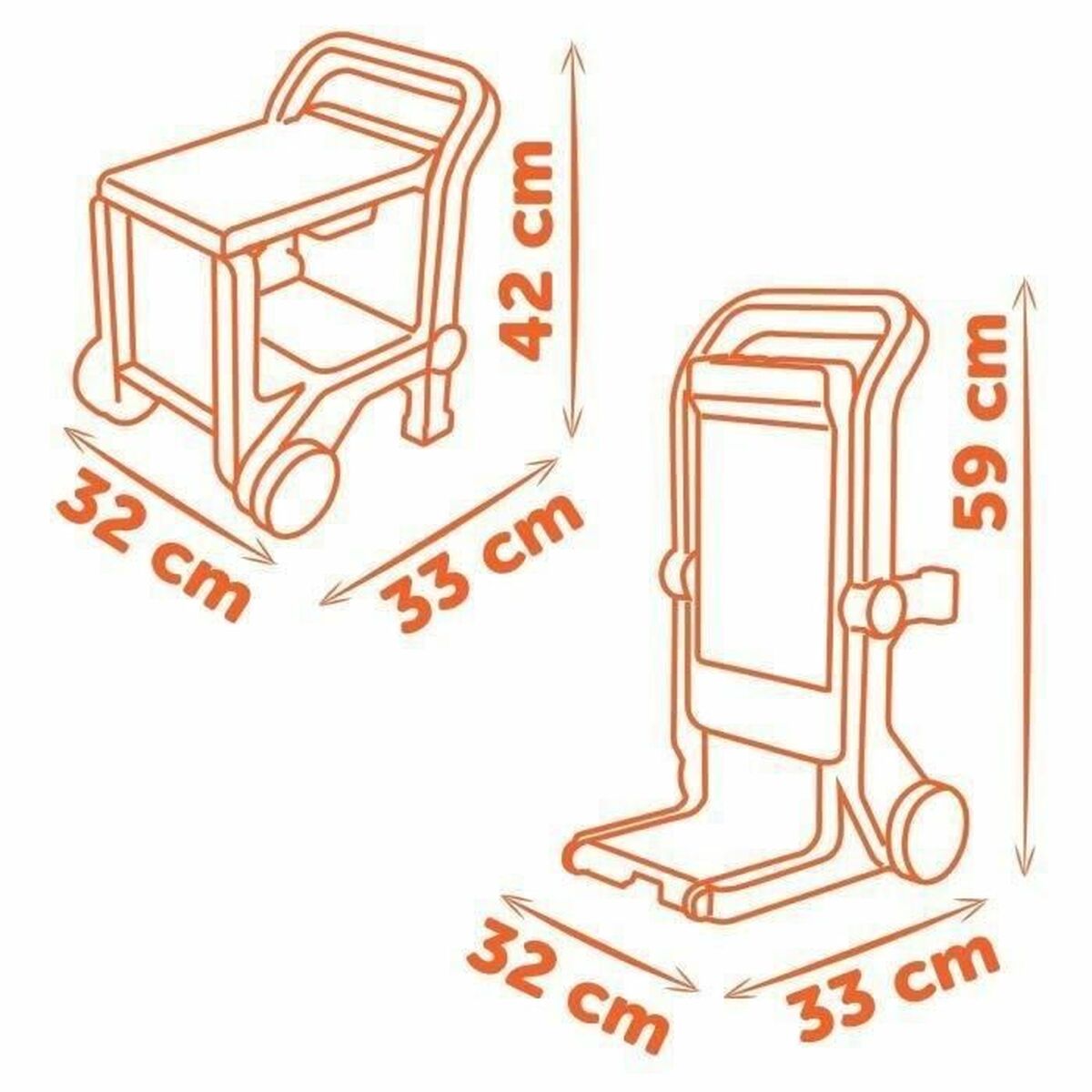 Kit de curățare et de depozitare Smoby